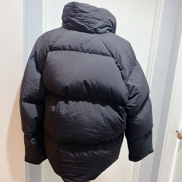 Adidas Women's Sportswear Big Baffle Down Jacket Black Size L * NEW - Picture 5 of 9